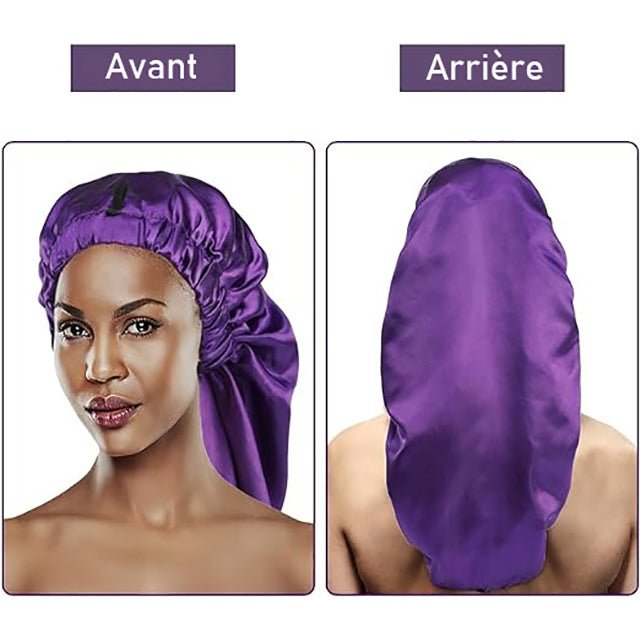 Bonnet de nuit longs en satin - Wkm Hair