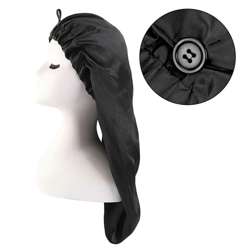 Bonnet de nuit longs en satin - Wkm Hair