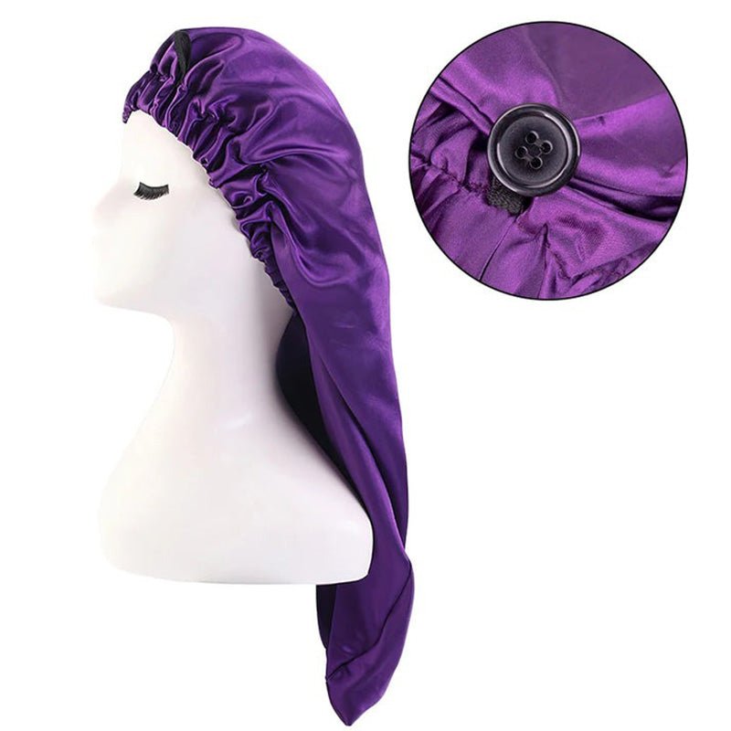 Bonnet de nuit longs en satin - Wkm Hair