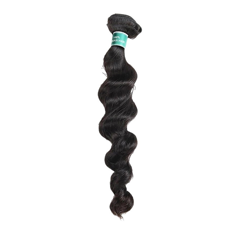 Wkm Hair Tissage en lot brésilien Loose Wave naturel 100%, mèches de cheveux humains, extension de cheveux, Lot de 1/3/4 paquets - Wkm Hair